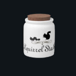 Squirrel Stash Jar<br><div class="desc">Stash your squirrels, candy, money or whatever in this super cute jar.</div>