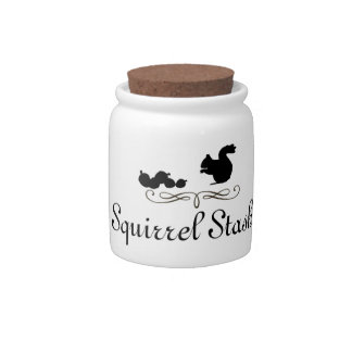 Squirrel Stash Jar