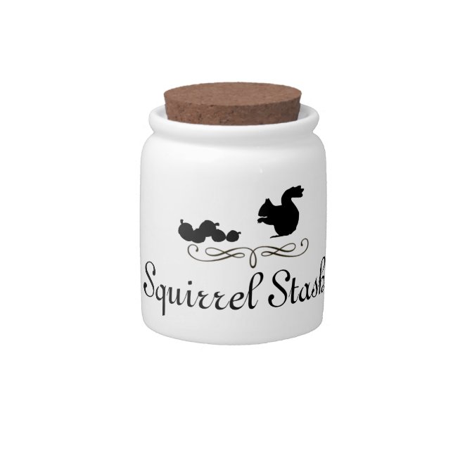 Squirrel Stash Jar (Front)