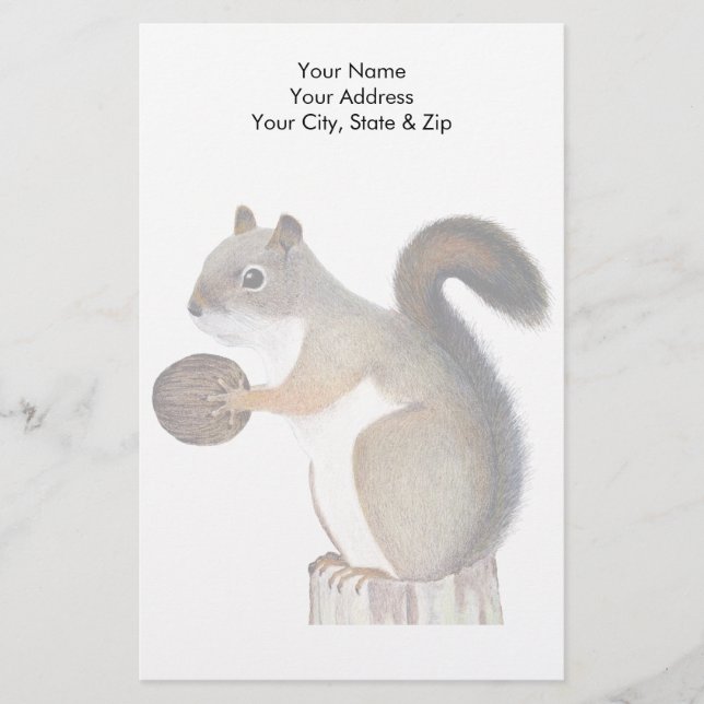 Squirrel Stationery (Front)