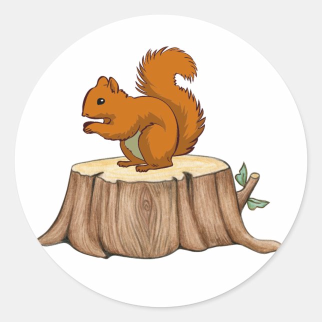 Squirrel Sticker (Front)