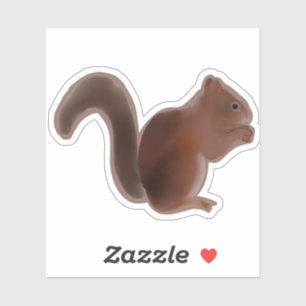 Squirrel sticker