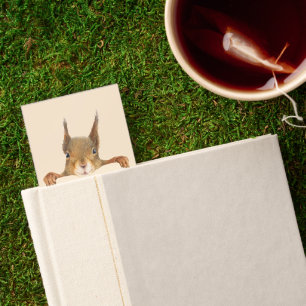 Squirrel SUP? Custom Text Cutout Bookmarks