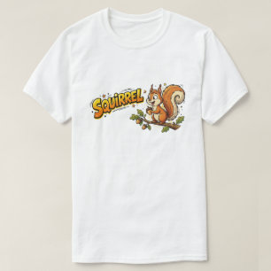 Squirrel T-Shirt Funny ADHD Distraction Comic Art
