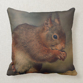 Squirrel Throw Pillow