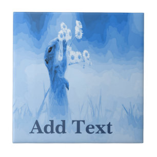 Squirrel Tile, Dutch Look, Personalize Tile