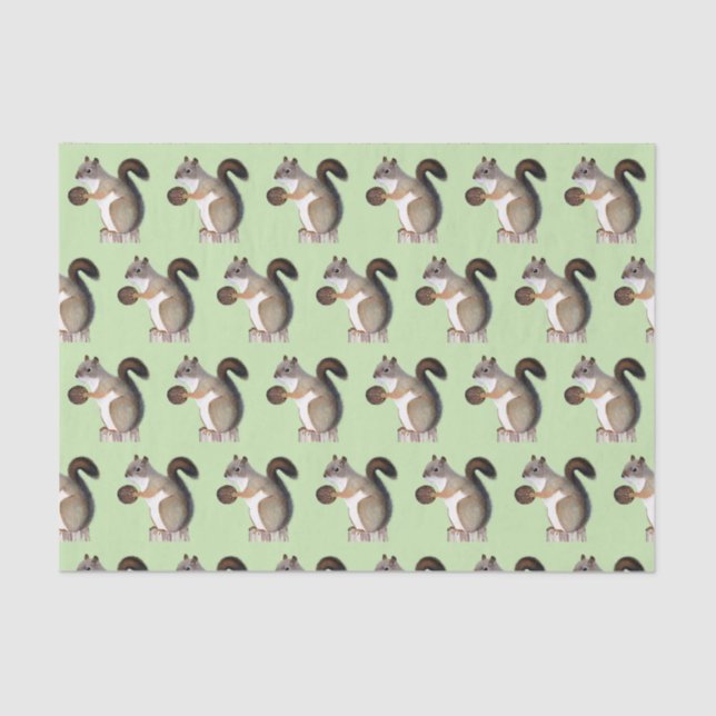 Squirrel Tissue Paper (Front)