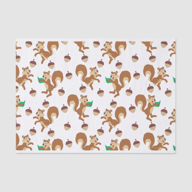 Squirrel Tissue Paper (Front)