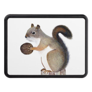 Squirrel Trailer Hitch Cover