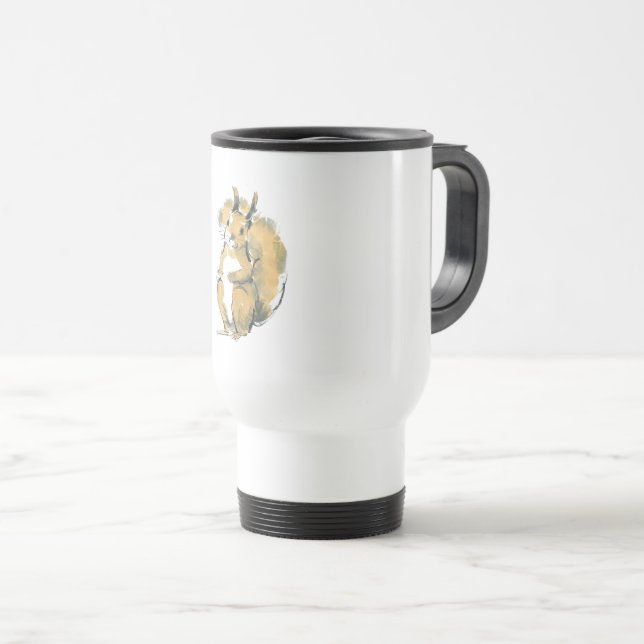 Squirrel Travel Mug (Front Right)