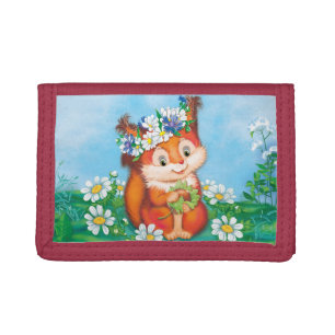 Squirrel Tri-fold Wallet