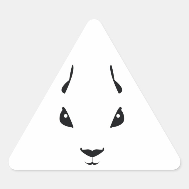 squirrel triangle sticker (Front)
