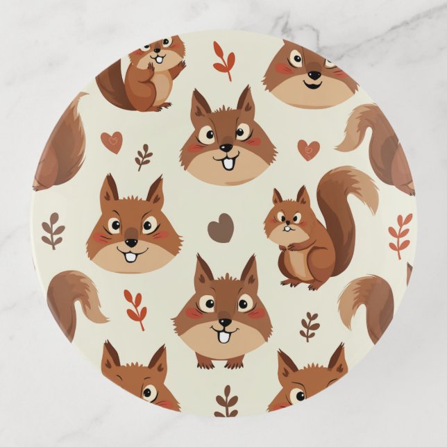 Squirrel Trinket Tray (Front)