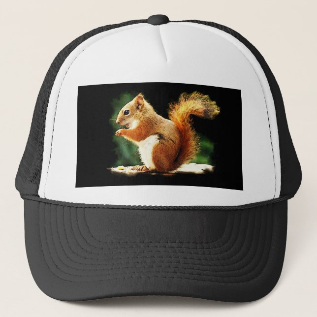 Squirrel Trucker Hat (Front)