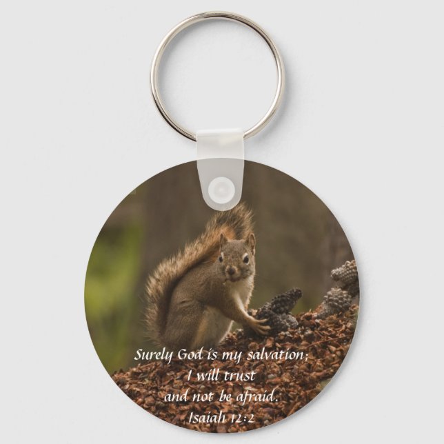 Squirrel - Trust Keychain (Front)
