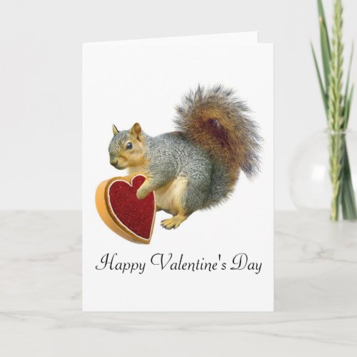 Squirrel Valentine Card