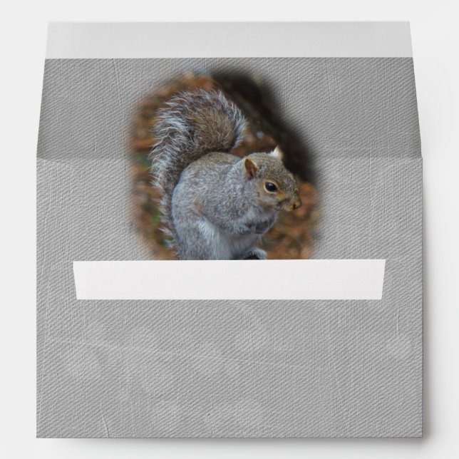 Squirrel Valentine's Day Envelope (Back (Bottom))