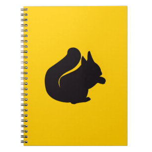 Squirrel Vintage Wood Engraving Notebook