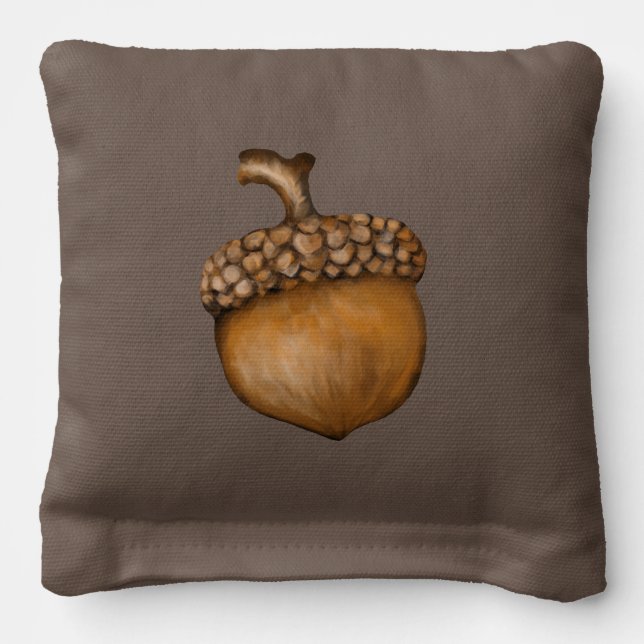 Squirrel vs Acorn Corn hole Bean Bags (Front 2)