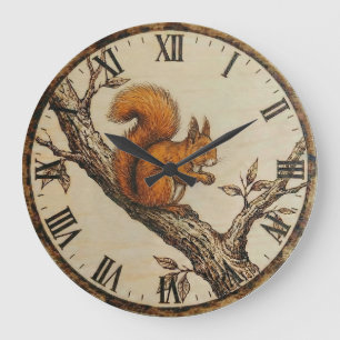 Squirrel Wall Clock