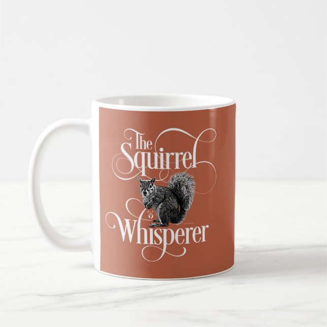 Squirrel Whisperer - funny squirrel lover Coffee M Coffee Mug (Left)