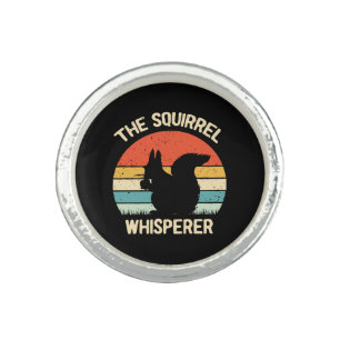 Squirrel Whisperer Squirrels Lovers Gift Ring