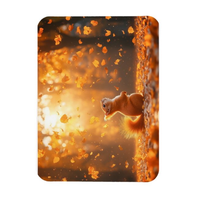 Squirrel Wild Animal Loving Portrait  Magnet (Vertical)