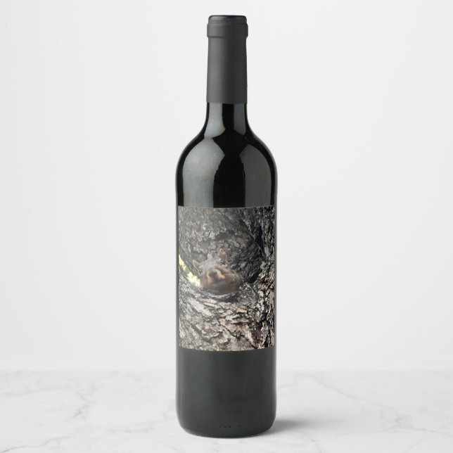 Squirrel Wine Label (Front)