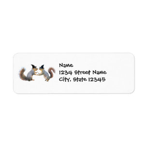 Squirrel Witches Return Address Labels