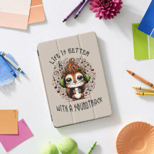 Squirrel with a Soundtrack iPad Pro Cover