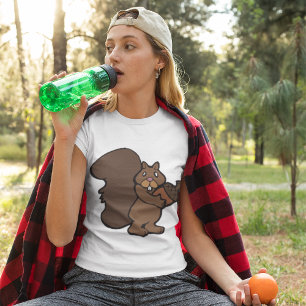 Squirrel with Acorn Cute Woodland Animal T-Shirt