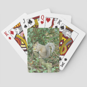 Squirrel with Acorn Playing Cards