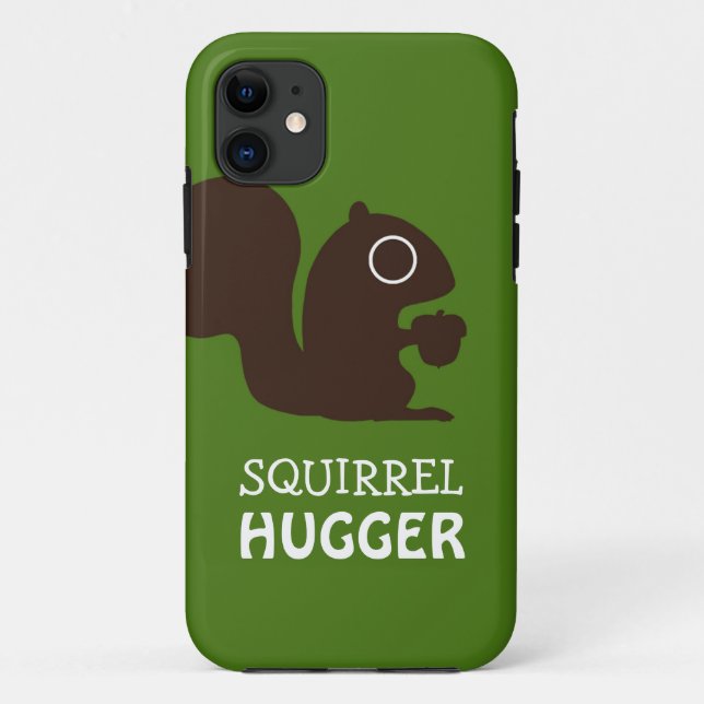 Squirrel with Custom Text Case-Mate iPhone Case (Back)
