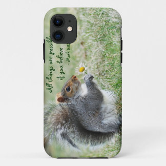 Squirrel with Daisy Mark 9:23 iPhone 5 ID Case