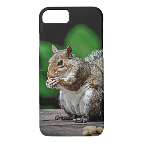 Squirrel with peanuts iPhone 87 case