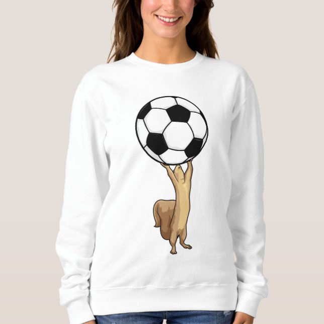 Squirrel with Soccer ball Sweatshirt (Front)