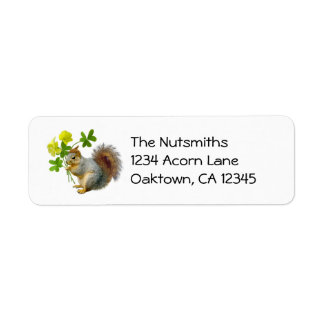 Squirrel with Sourgrass Address Labels