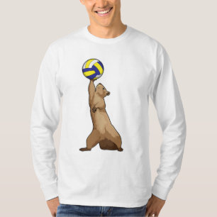 Squirrel with Volleyball T-Shirt