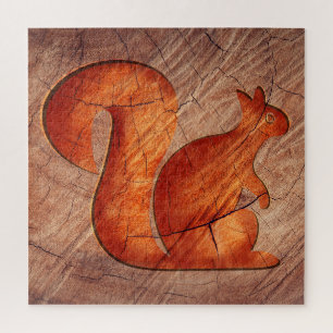 Squirrel - wood jigsaw puzzle