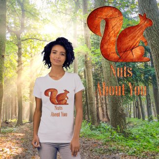 Squirrel - wood - nuts about you