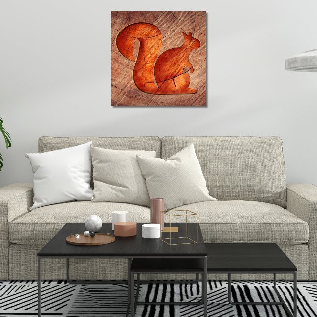 Squirrel - wood photo print (Creator Uploaded)