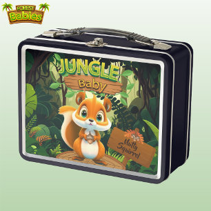 Squirrel Woodland Wildlife Forest Animal Lovers 🐿 Metal Lunch Box