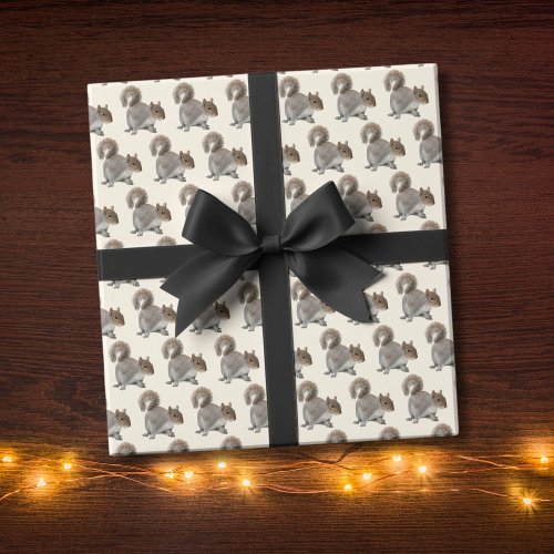 Squirrel Wrapping Paper Sheet 