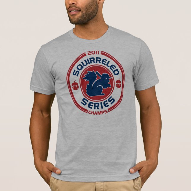 Squirreled Series: Cardinals Rally Squirrel Shirt (Front)