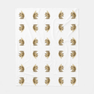 Squirrels Fleece Blanket