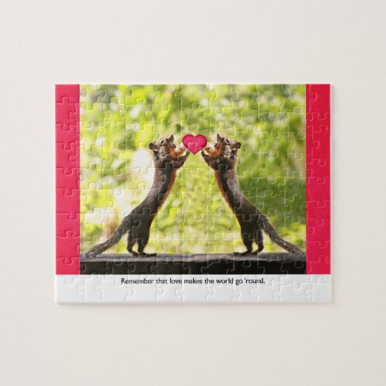 Squirrels in Love Jigsaw Puzzle
