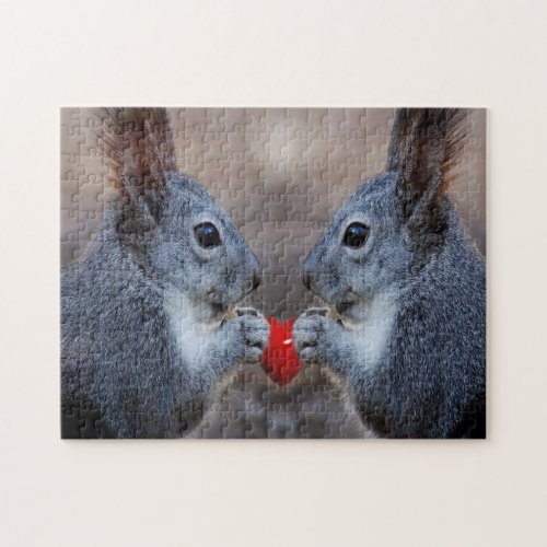Squirrels in love jigsaw puzzle