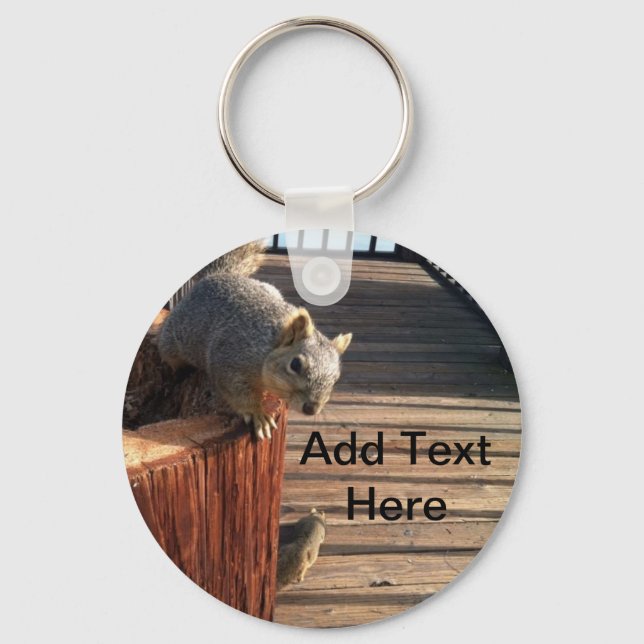 Squirrels Keychain (Front)