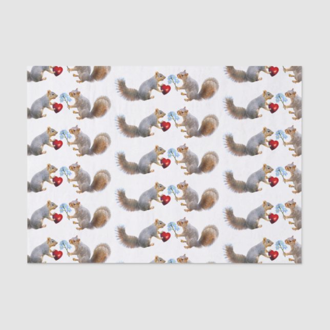 Squirrels Love Tissue Paper (Front)