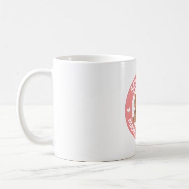 Squirrels Make Me Happy Coffee Mug (Left)